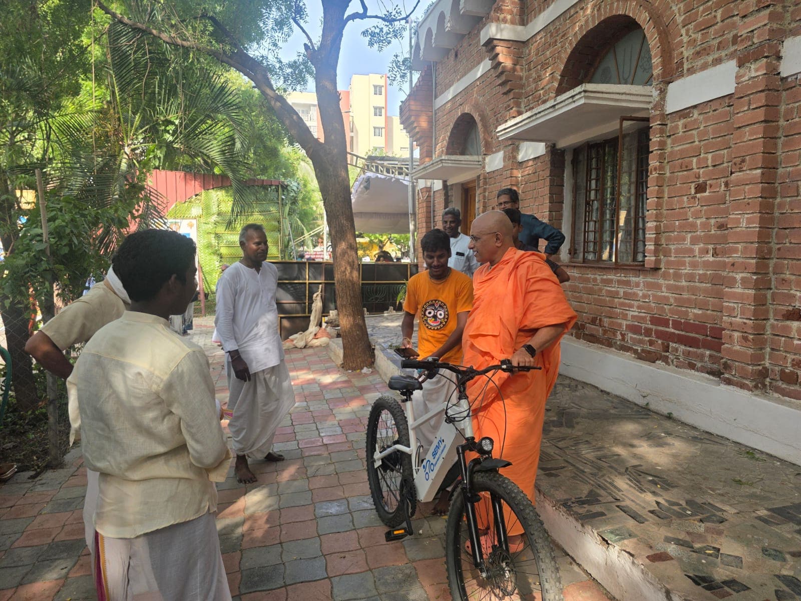 Presented to HH BHAKTI VINOD SWAMI, ISKCON LEADER